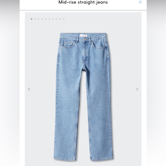 Mango Matilda Mid Rise Straight Jean - Picture 4 of 5